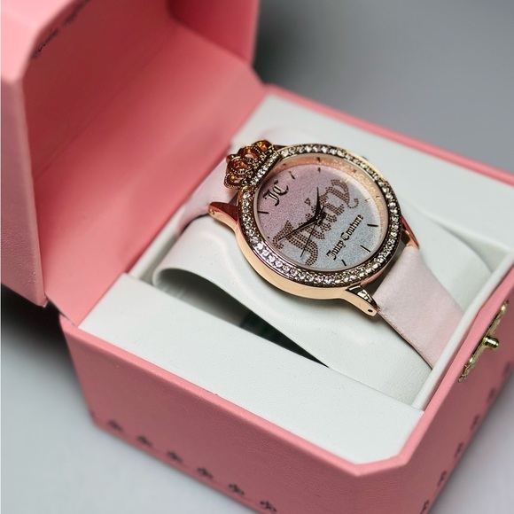 Juicy Couture Pink Blush Watch with Crystal Accents - Picture 4 of 5